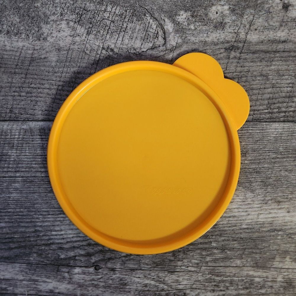 Tupperware C 2541D-5 Orange Butterfly Wonderlier Replacement‎ Lid 6.5 Inches